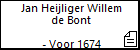 Jan Heijliger Willem de Bont