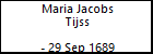 Maria Jacobs Tijss