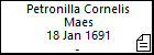 Petronilla Cornelis Maes
