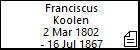 Franciscus Koolen