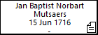 Jan Baptist Norbart Mutsaers