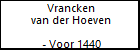 Vrancken van der Hoeven