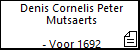 Denis Cornelis Peter Mutsaerts