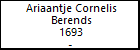 Ariaantje Cornelis Berends