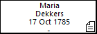 Maria Dekkers