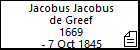 Jacobus Jacobus de Greef