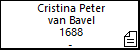 Cristina Peter van Bavel