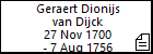 Geraert Dionijs van Dijck