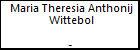 Maria Theresia Anthonij Wittebol