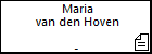 Maria van den Hoven