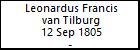 Leonardus Francis van Tilburg