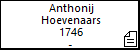 Anthonij Hoevenaars