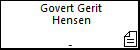 Govert Gerit Hensen