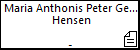 Maria Anthonis Peter Gerit de jonge Hensen