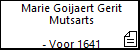 Marie Goijaert Gerit Mutsarts
