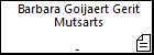 Barbara Goijaert Gerit Mutsarts