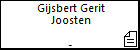 Gijsbert Gerit Joosten