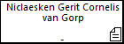 Niclaesken Gerit Cornelis van Gorp