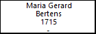 Maria Gerard Bertens
