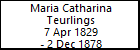 Maria Catharina Teurlings