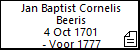 Jan Baptist Cornelis Beeris