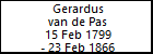 Gerardus van de Pas