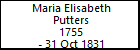 Maria Elisabeth Putters