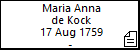 Maria Anna de Kock