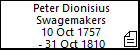Peter Dionisius Swagemakers