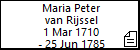 Maria Peter van Rijssel