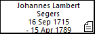 Johannes Lambert Segers