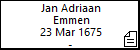Jan Adriaan Emmen