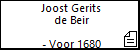 Joost Gerits de Beir