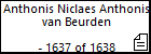 Anthonis Niclaes Anthonis van Beurden