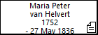Maria Peter van Helvert