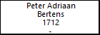 Peter Adriaan Bertens