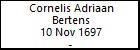 Cornelis Adriaan Bertens