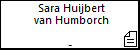 Sara Huijbert van Humborch