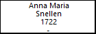 Anna Maria Snellen