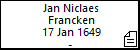 Jan Niclaes Francken