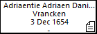 Adriaentie Adriaen Daniel Gerit Vrancken