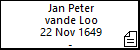 Jan Peter vande Loo