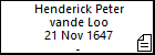 Henderick Peter vande Loo