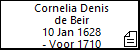 Cornelia Denis de Beir