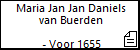 Maria Jan Jan Daniels van Buerden