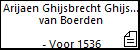 Arijaen Ghijsbrecht Ghijsbrecht van Boerden