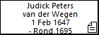 Judick Peters van der Wegen