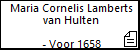 Maria Cornelis Lamberts van Hulten