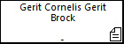 Gerit Cornelis Gerit Brock