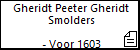 Gheridt Peeter Gheridt Smolders